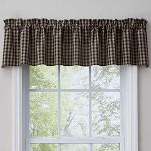 Park Designs Town and Country Black Valance 72x14”